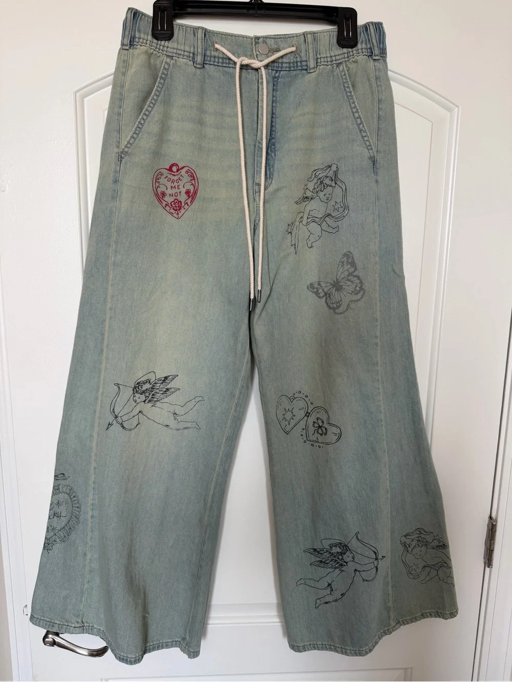 NWOT Anthropologie Pilcro The Adi Jeans Mid-Rise Flare Size M - Picture 3 of 8